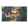 thumbnail image 1 of WinCraft Minnesota Vikings 3' x 5' Camo 1-Sided Deluxe Flag, 1 of 1