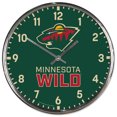 thumbnail image 1 of WinCraft Minnesota Wild Chrome Wall Clock, 1 of 1