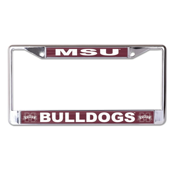 WinCraft Mississippi State Bulldogs S/L Metal License Plate Frame