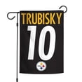 thumbnail image 1 of WinCraft Mitchell Trubisky Pittsburgh Steelers 12" x 18" Player Double-Sided Garden Flag, 1 of 2