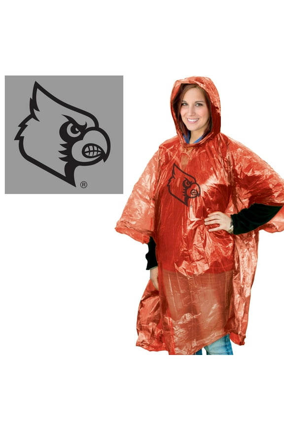 NCAA Louisville Team Rain Poncho