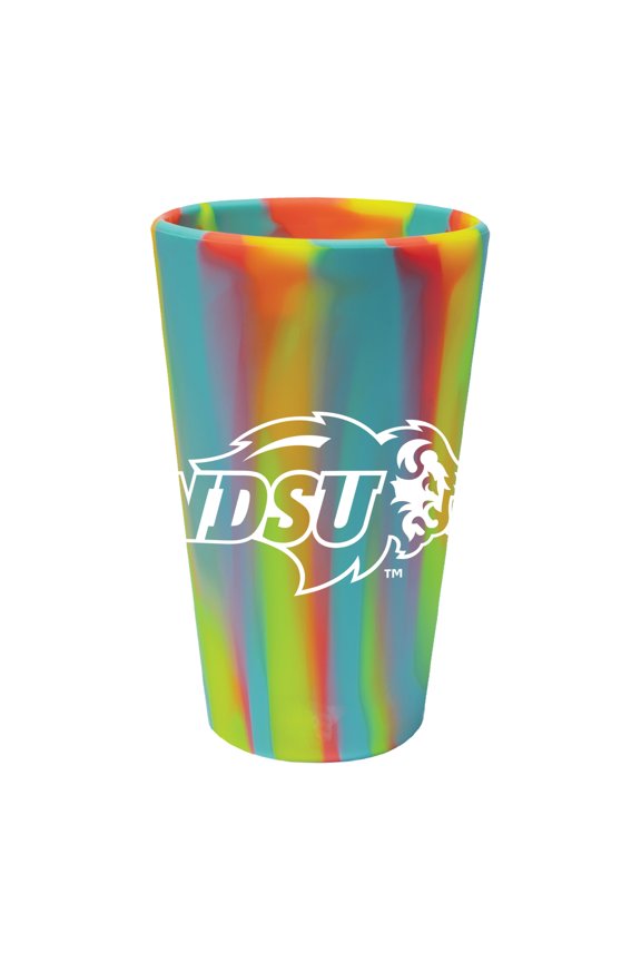 NDSU Bison 16oz. Fashion Silicone Pint Glass