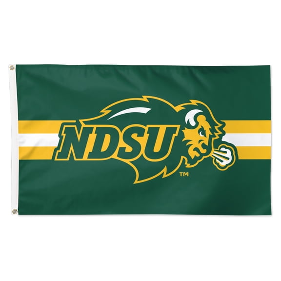 WinCraft NDSU Bison 3' x 5' Horizontal Stripe Deluxe Single-Sided Flag