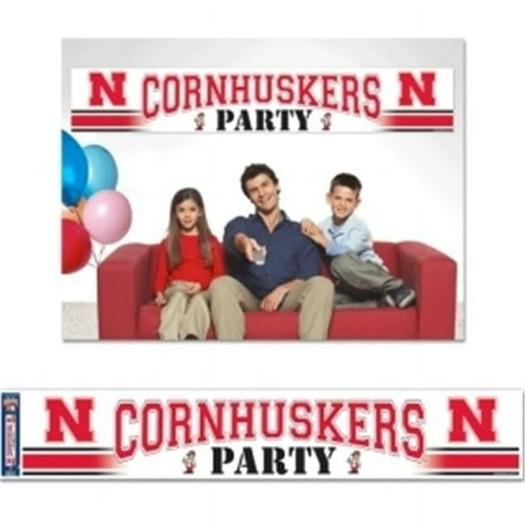 WinCraft Nebraska Huskers Party Banner