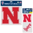 thumbnail image 1 of WinCraft Nebraska Huskers Three-Pack Perfect Cut Decals, 1 of 1
