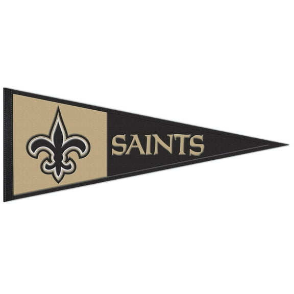 WinCraft New Orleans Saints 13" x 32" Wool Primary Logo Pennant