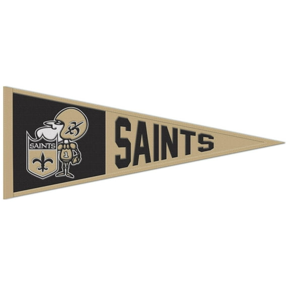 WinCraft New Orleans Saints 13" x 32" Retro Logo Pennant