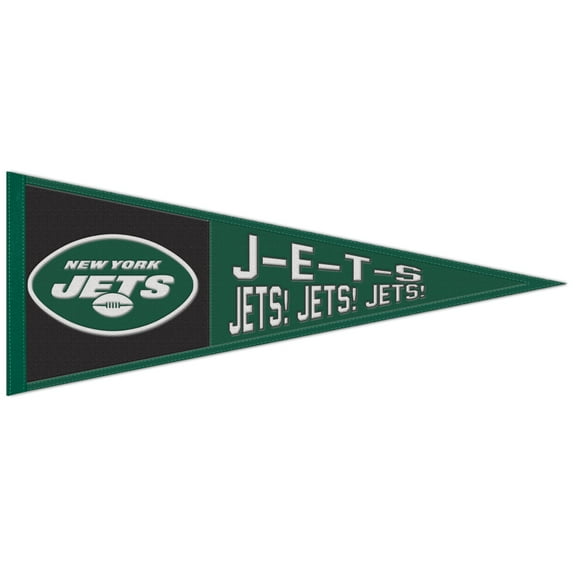 WinCraft New York Jets 13" x 32" Slogan Pennant