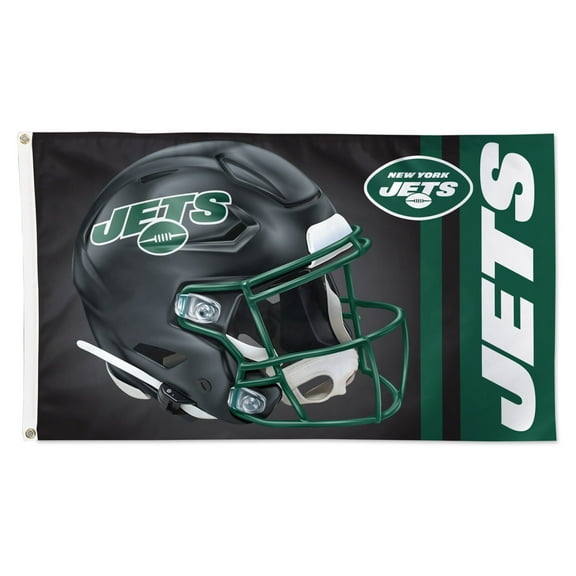 WinCraft New York Jets Alternate Helmet Single-Sided 3' x 5' Deluxe Flag