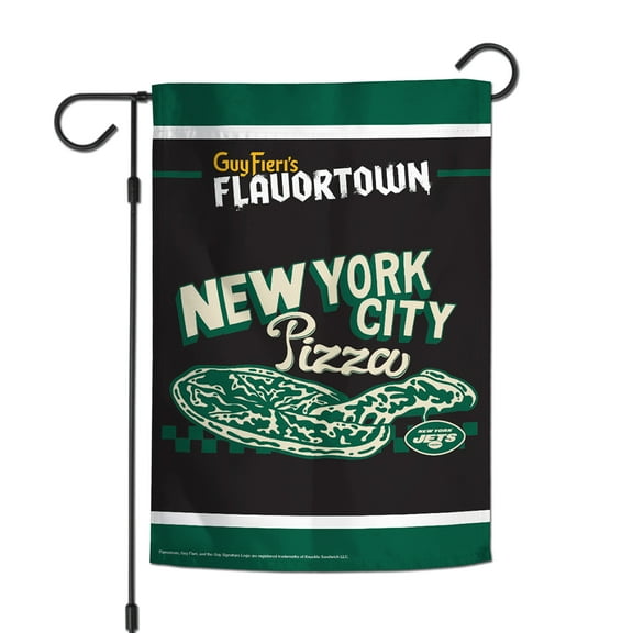 WinCraft New York Jets NFL x Guy Fieri-s Flavortown 12" x 18" Double-Sided Garden Flag