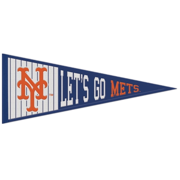 WinCraft New York Mets 13" x 32" Slogan Pennant
