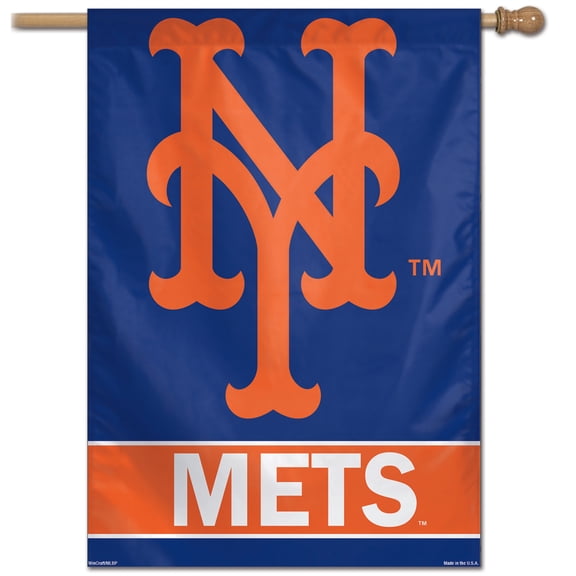 WinCraft New York Mets 28" x 40" Wordmark Single-Sided Vertical Banner