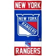 thumbnail image 1 of WinCraft New York Rangers 30" x 60" Striped Logo Beach Towel, 1 of 1