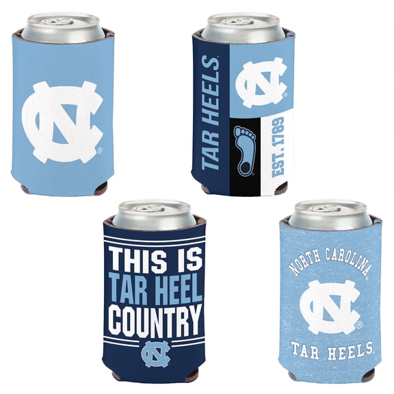 WinCraft North Carolina Tar Heels 4-Pack 12oz. Can Cooler Set