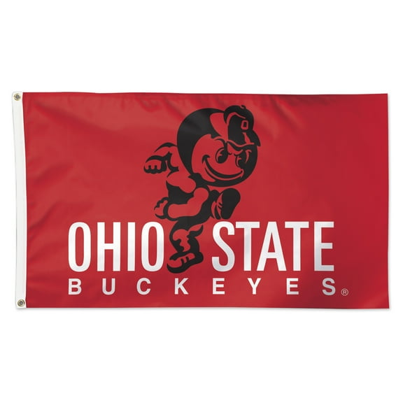 WinCraft Ohio State Buckeyes 3' x 5' Single-Sided Deluxe Retro Flag