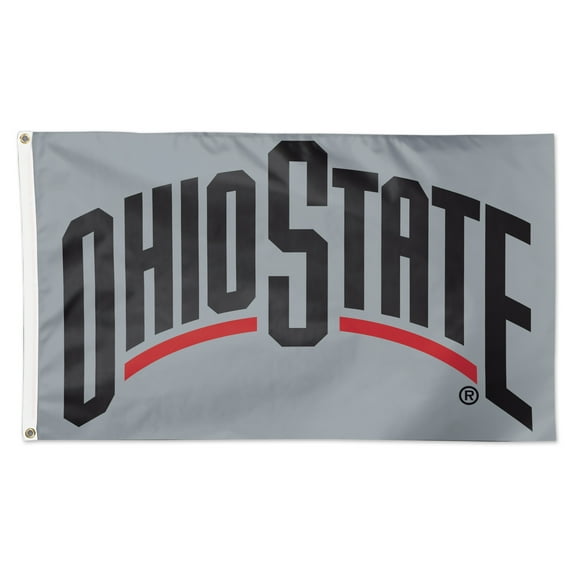 WinCraft Ohio State Buckeyes 3' x 5' Single-Sided Deluxe Secondary Team Logo Flag