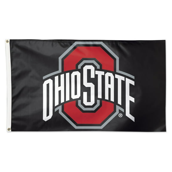 WinCraft Ohio State Buckeyes 3' x 5' Single-Sided Vibrant Logo Deluxe Flag