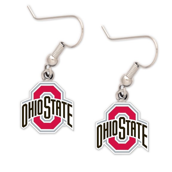 WinCraft Ohio State Buckeyes Logo Dangle Earrings