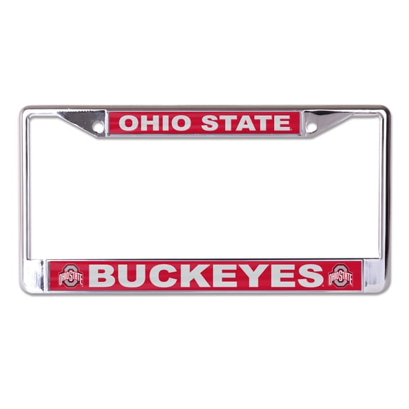WinCraft Ohio State Buckeyes S/L School Printed Wordmark License Plate Frame