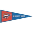 thumbnail image 1 of WinCraft Oklahoma City Thunder 13" x 32" Wool Primary Logo Pennant, 1 of 1