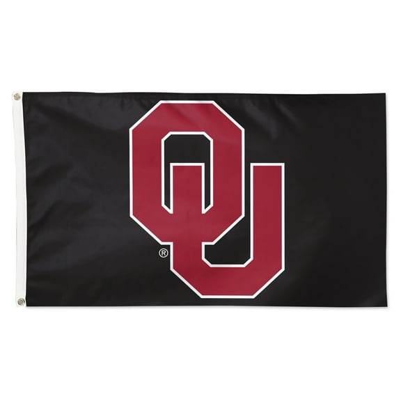 NCAA Oklahoma Black 3' x 5' Deluxe Flag