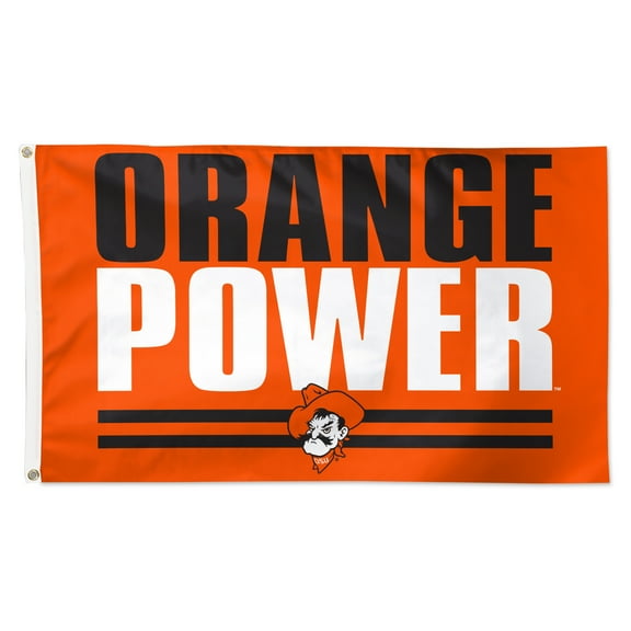 WinCraft Oklahoma State Cowboys 3' x 5' Single-Sided Deluxe Team Slogan Flag