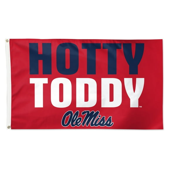 WinCraft Ole Miss Rebels 3' x 5' Single-Sided Deluxe Team Slogan Flag