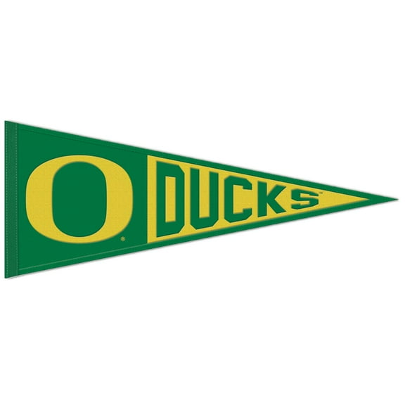 WinCraft Oregon Ducks 13" x 32" Wool Primary Logo Pennant