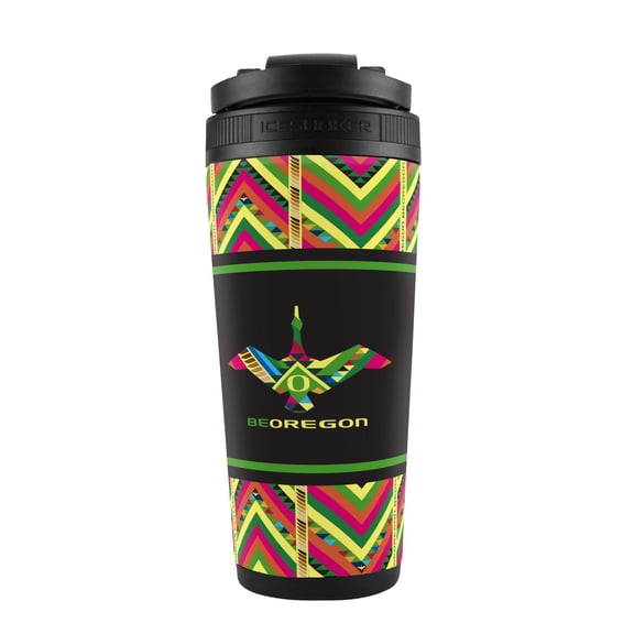 WinCraft Oregon Ducks Be Oregon 26oz. 4D Ice Shaker Bottle