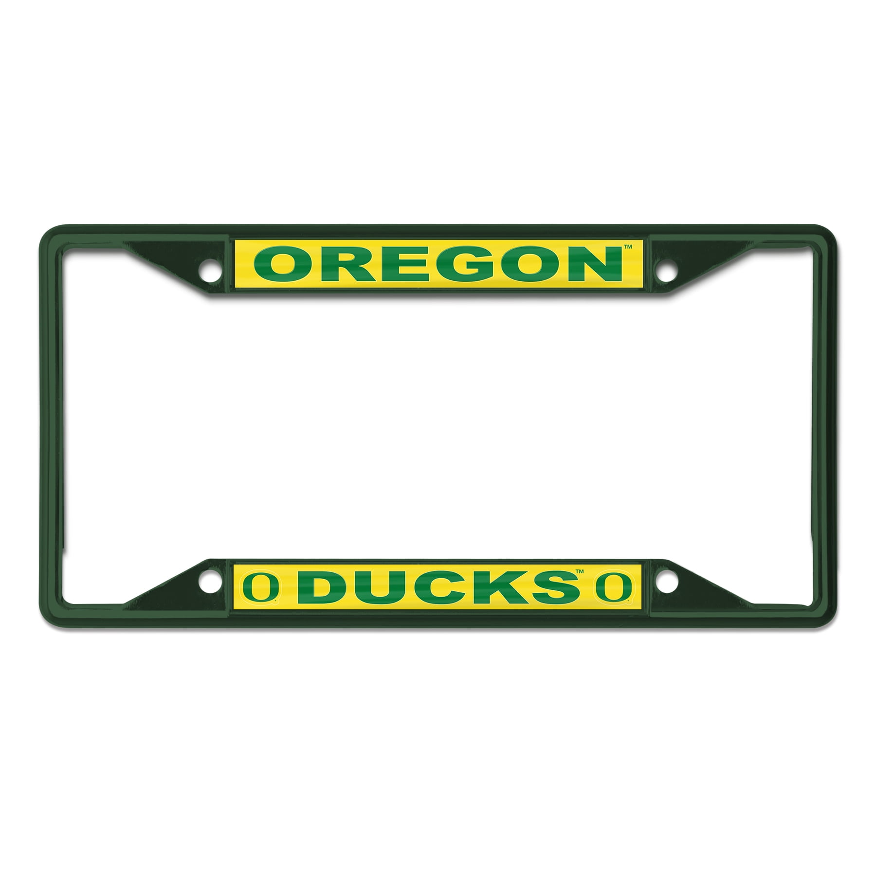 Oregon Border Frame NCAA Oregon Ducks Team Colored Small Over Small License Plate Frame ...
