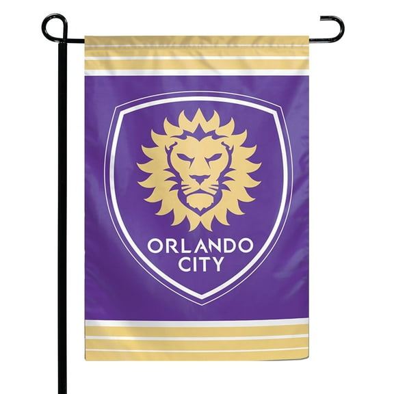 WinCraft Orlando City SC 12" x 18" Double-Sided Garden Flag