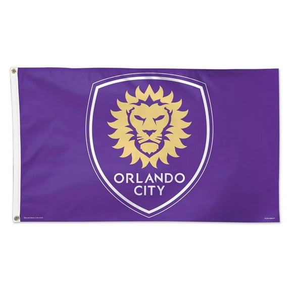 WinCraft Orlando City SC 3' x 5' Deluxe Single-Sided Flag
