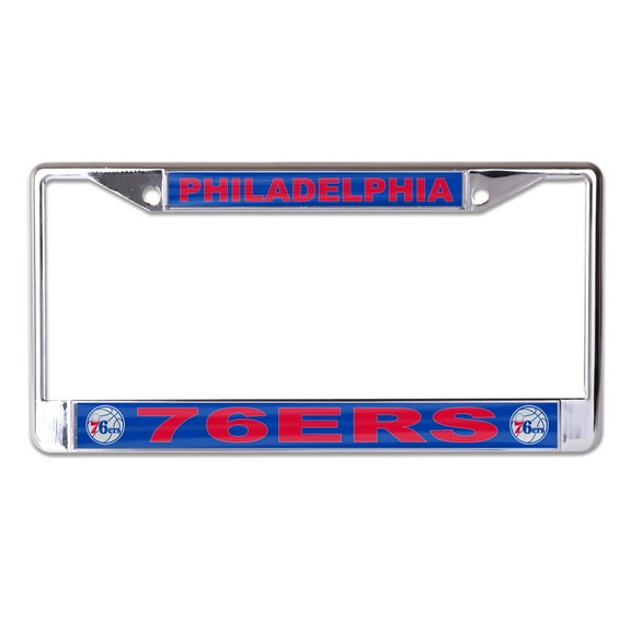 WinCraft Philadelphia 76ers Primary Logo S/L Metal License Plate Frame