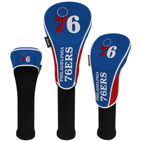 WinCraft Philadelphia 76ers Three-Pack Golf Club Headcover Set