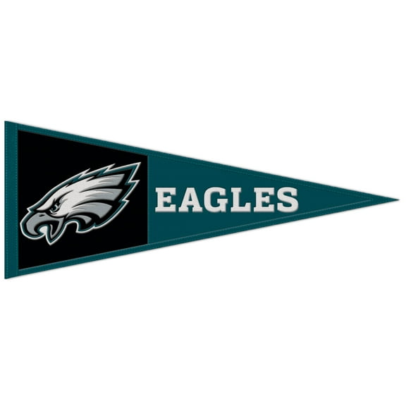 WinCraft Philadelphia Eagles 13" x 32" Wool Primary Logo Pennant