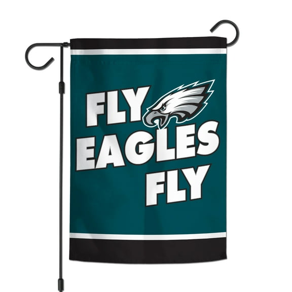 WinCraft Philadelphia Eagles Double-Sided 12'' x 18'' Team Slogan Garden Flag