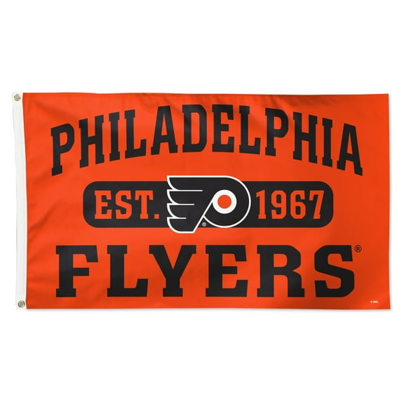 WinCraft Philadelphia Flyers 3' x 5' Single-Sided Franchise Establishment Deluxe Flag