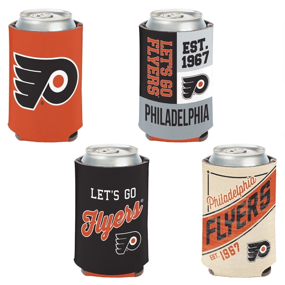 WinCraft Philadelphia Flyers 4-Pack 12oz. Can Cooler Set