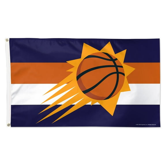 WinCraft Phoenix Suns 3' x 5' Horizontal Stripe Deluxe Single-Sided Flag
