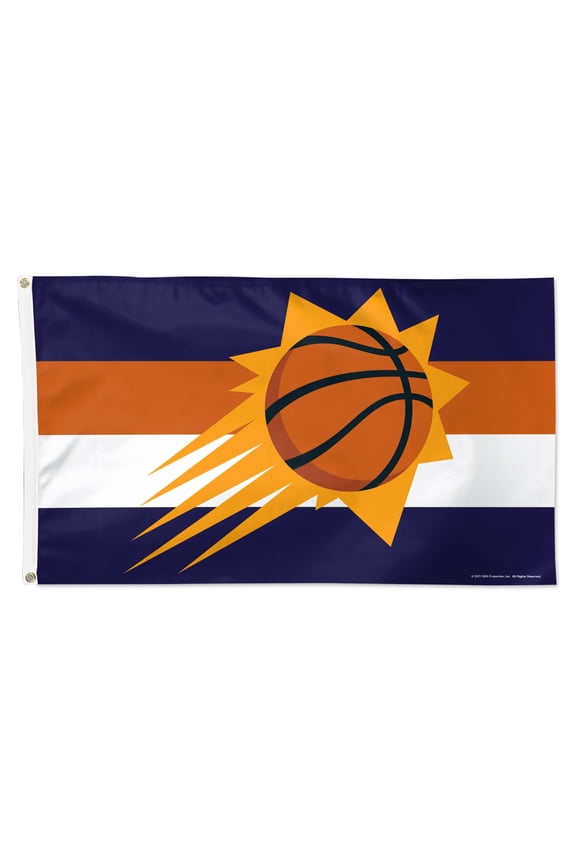 Phoenix Suns 3' x 5' Horizontal Stripe Deluxe Single-Sided Flag