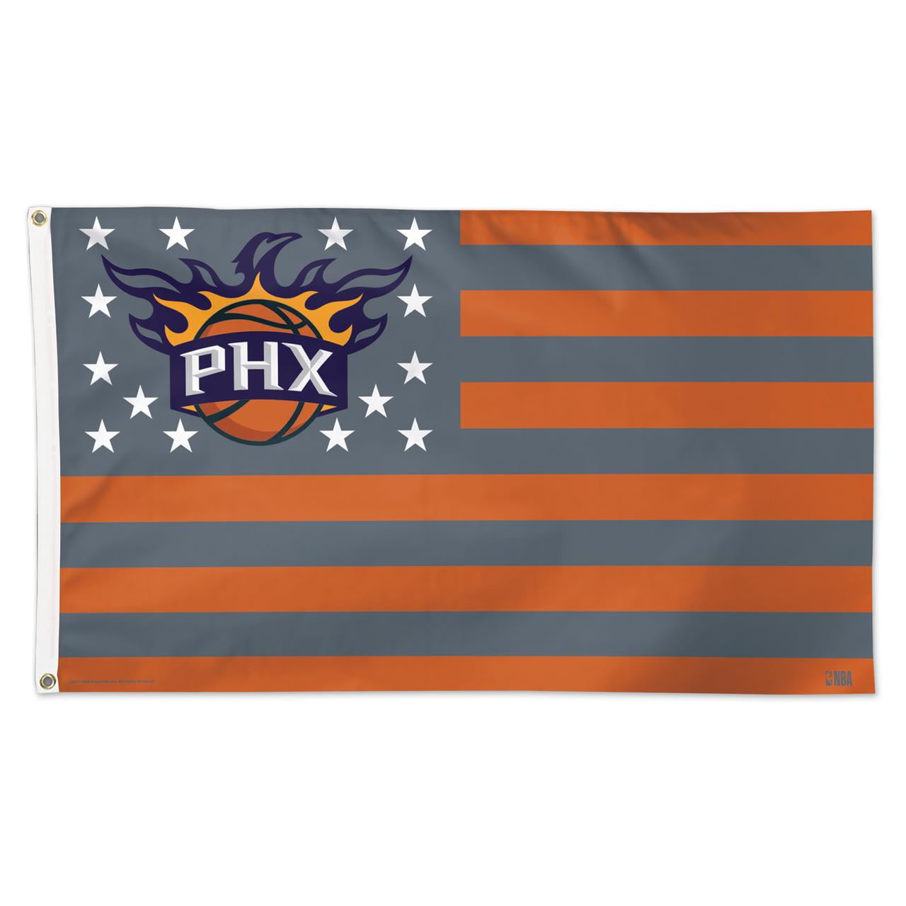 WinCraft Phoenix Suns 3' x 5' Single-Sided Deluxe Patriotic Americana Flag