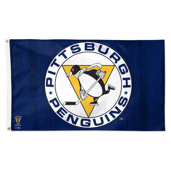 WinCraft Pittsburgh Penguins 3- x 5- Single-Sided Retro Deluxe Flag