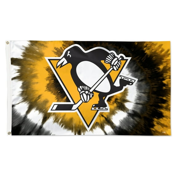 WinCraft Pittsburgh Penguins 3' x 5' Tie-Dye Deluxe Single-Sided Flag