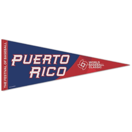 WinCraft Puerto Rico Baseball 2026 World Baseball Classic 12" x 30" Premium Pennant