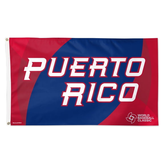 WinCraft Puerto Rico Baseball 2026 World Baseball Classic 3' x 5' Single-Sided Deluxe Flag