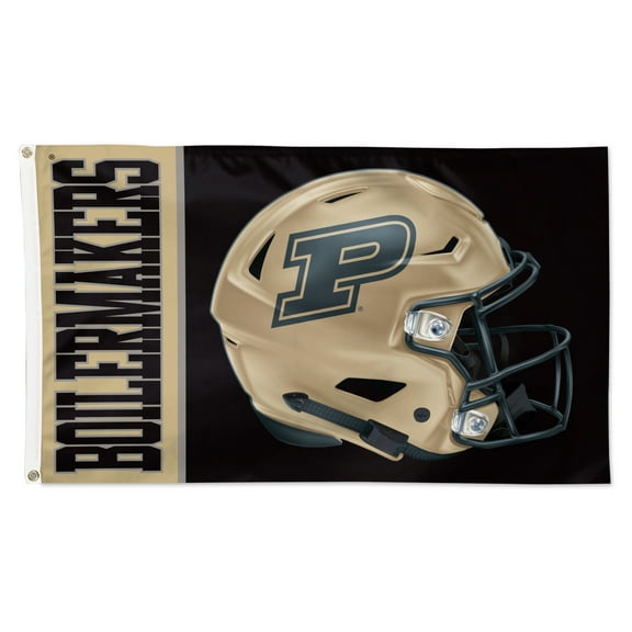 WinCraft Purdue Boilermakers 3' x 5' Helmet Deluxe Single-Sided Flag