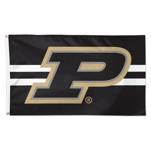 WinCraft Purdue Boilermakers 3' x 5' Horizontal Stripe Deluxe Single-Sided Flag