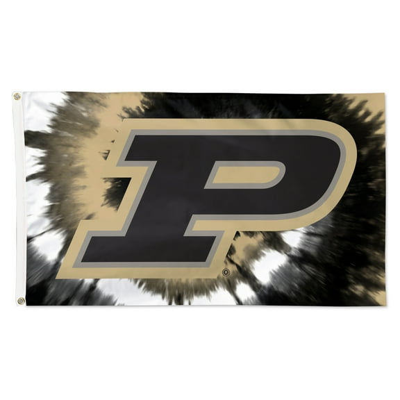 WinCraft Purdue Boilermakers 3' x 5' Tie-Dye Deluxe Single-Sided Flag