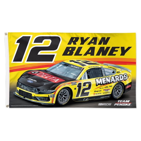 WinCraft Ryan Blaney 3' x 5' Single-Sided Deluxe Flag