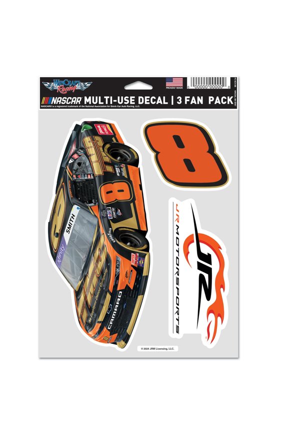 Sammy Smith TMC 5.5" x 7" Three-Pack Fan Decal Set